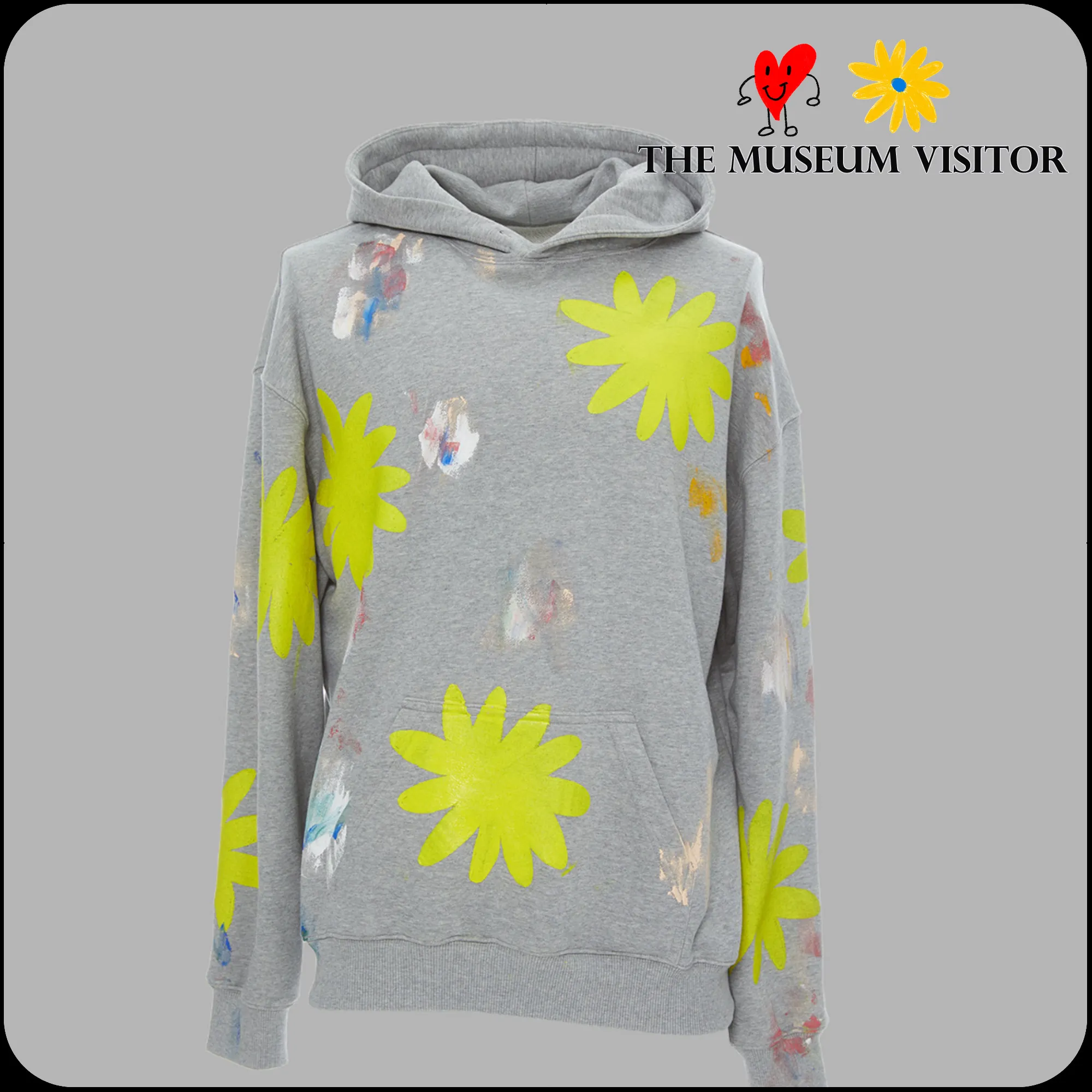 Museum Visitor | Flower Painted Hoodie