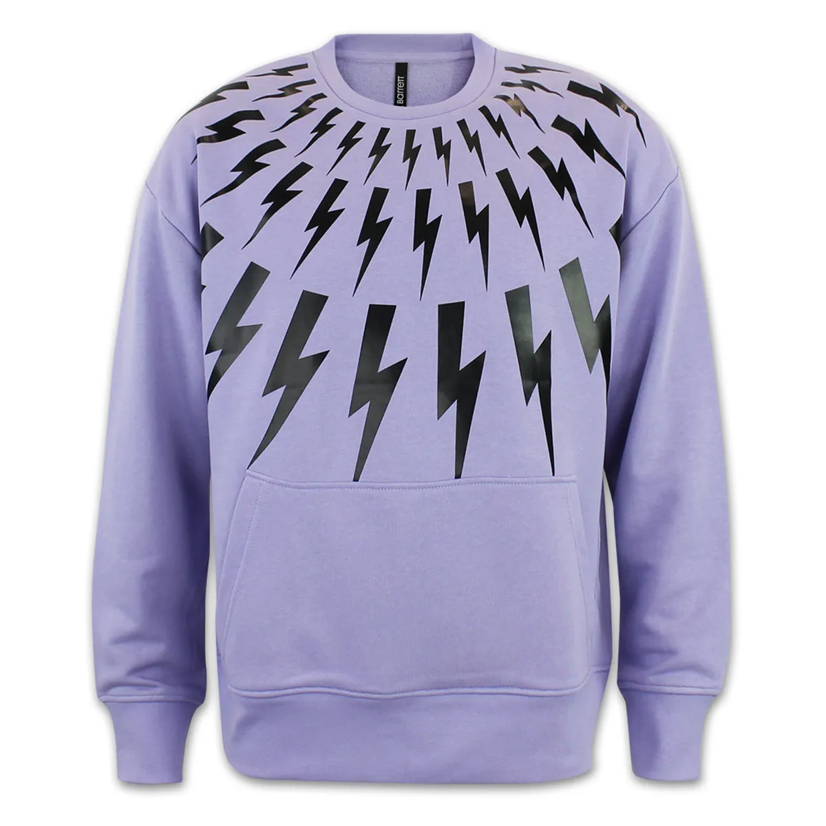 Neil Barrett Fair-Isle Thunderbolt Sweater Lilac Black - Shop Now