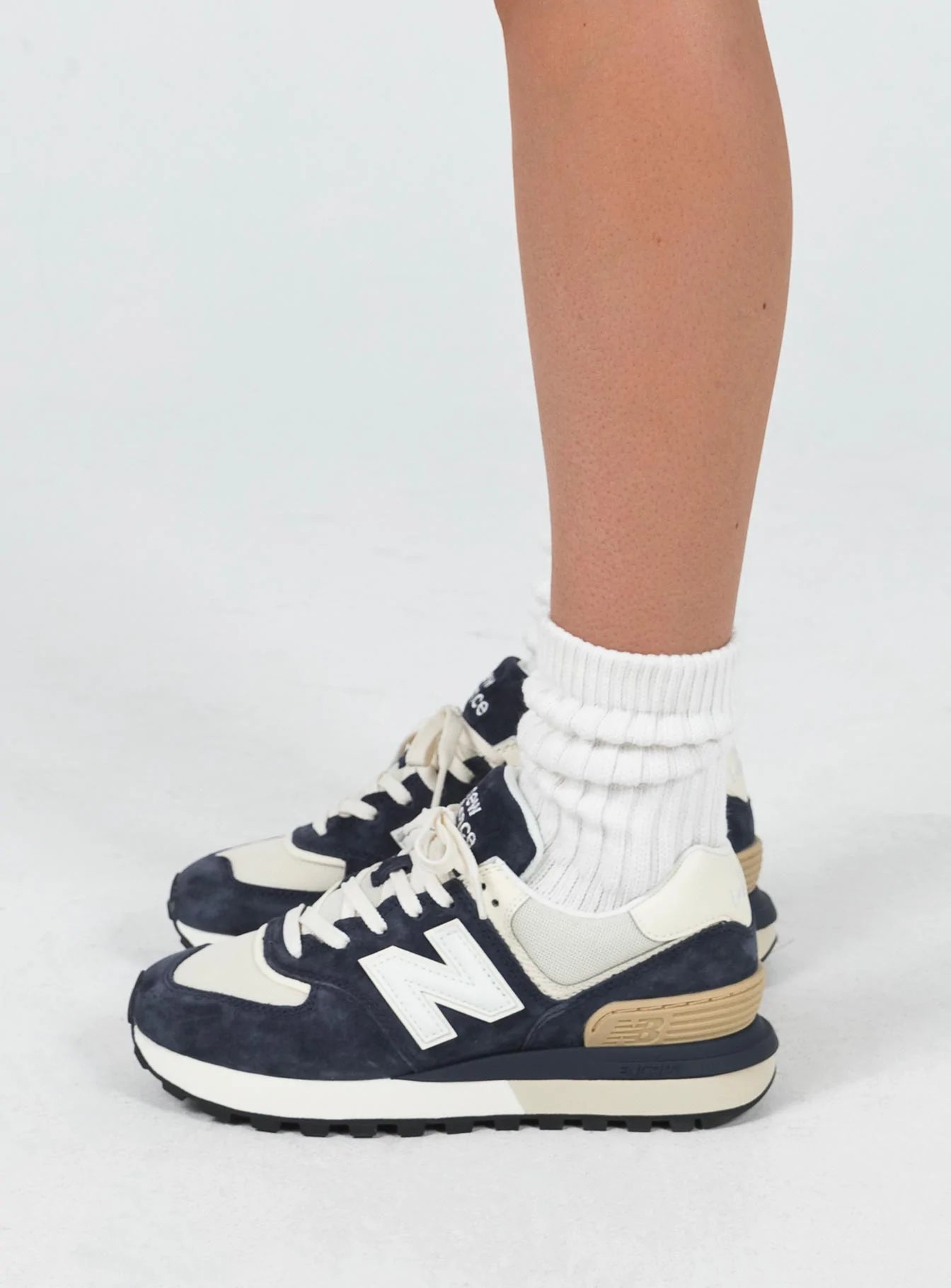 New Balance 574 Navy Cream - Buy Now