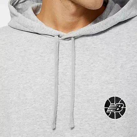 New Balance Long Sleeves Logo Hoodies | Urban Street Style