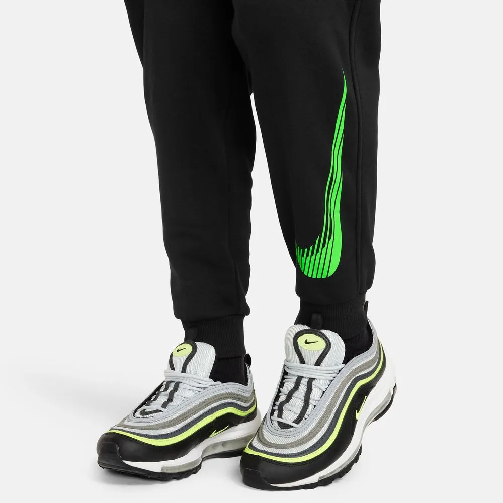 Nike Youth CR7 Fleece Football Jogger Pants (Black/Green Strike) - Buy Online at Nike Official Store.