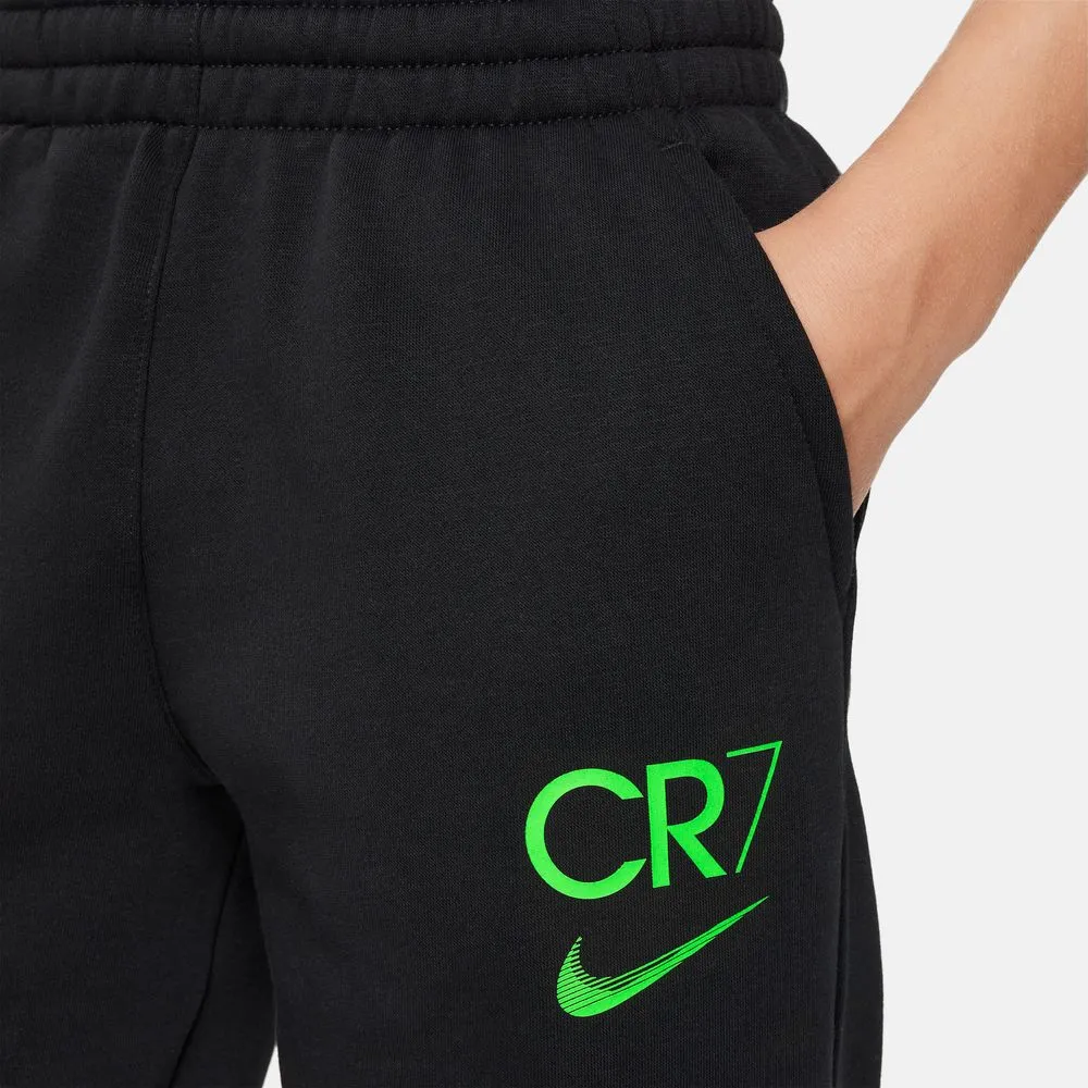 Nike Youth CR7 Fleece Football Jogger Pants (Black/Green Strike) - Buy Online at Nike Official Store.