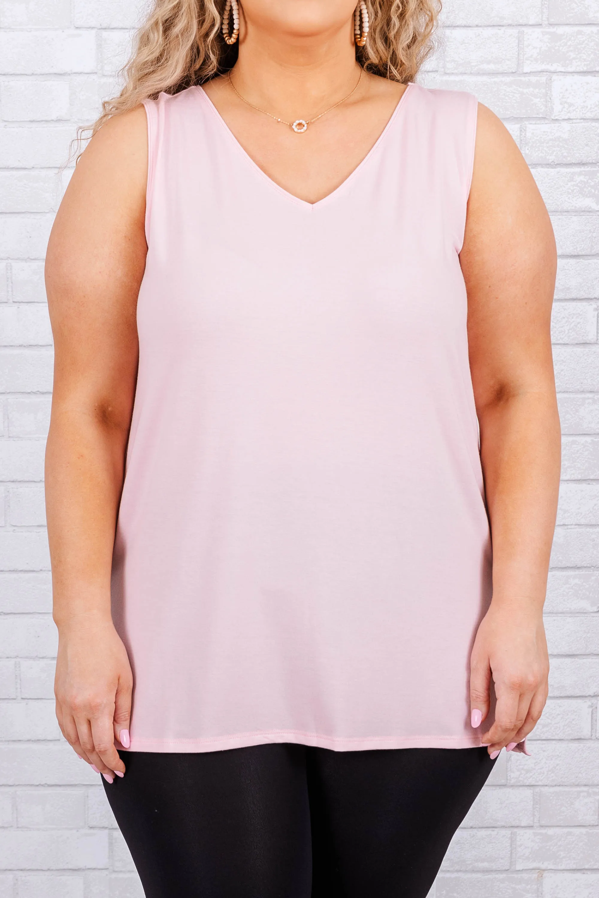 Open Arms Tank - Dusty Pink.