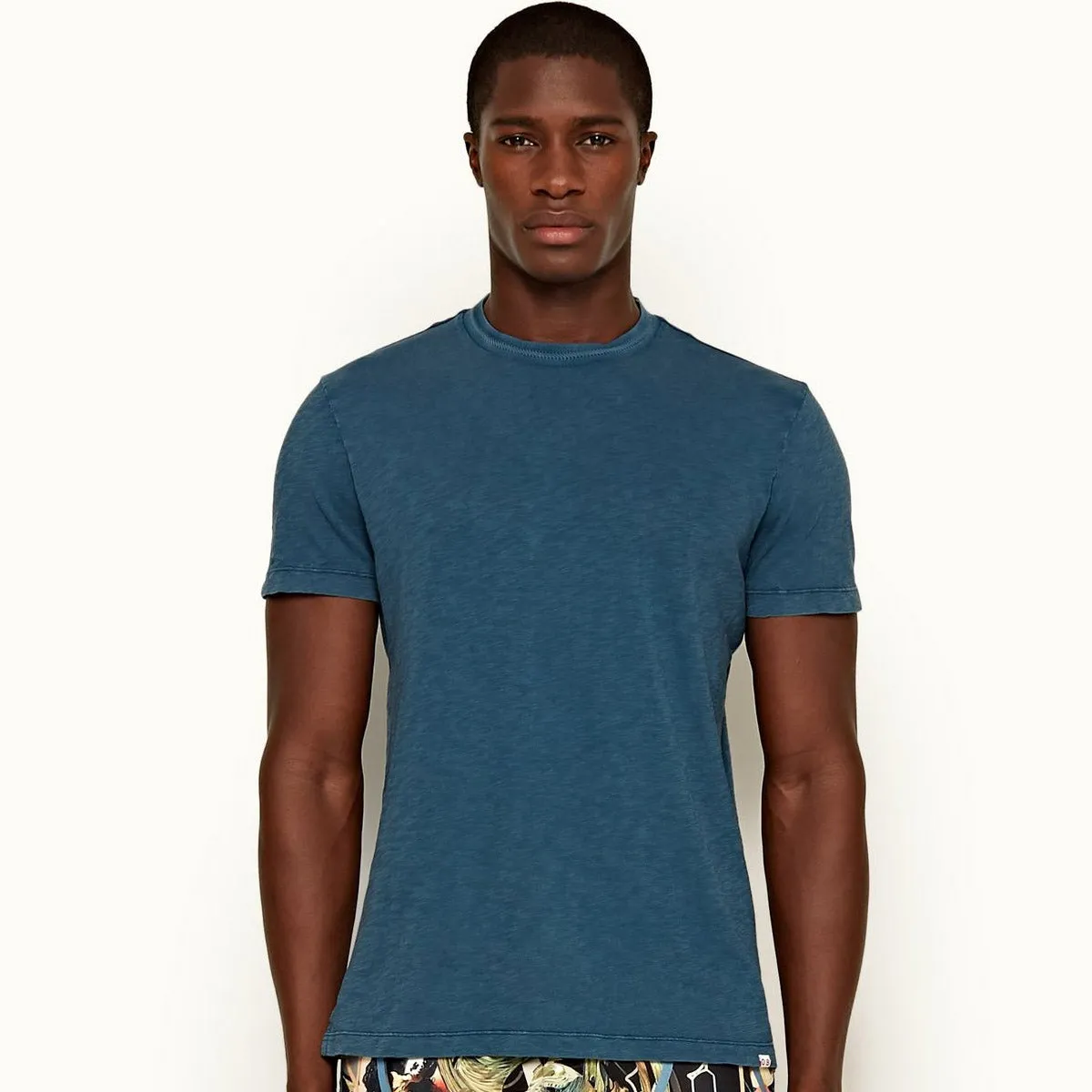 Orlebar Brown Sammy GD T-Shirt - Blue Slate (Garment Dyed)