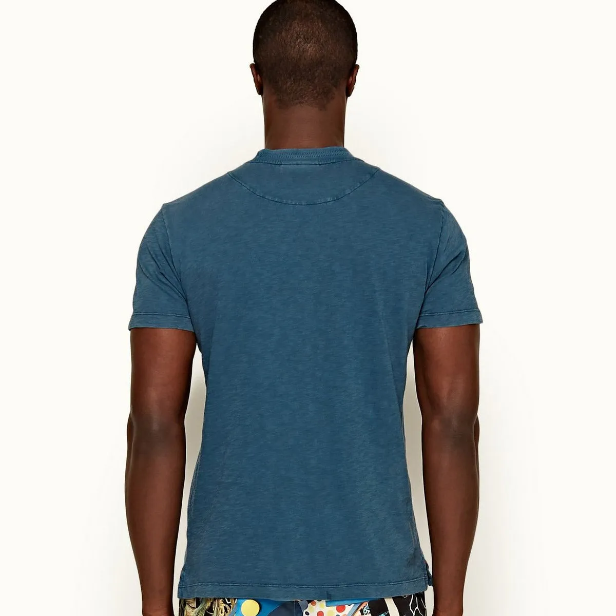 Orlebar Brown Sammy GD T-Shirt - Blue Slate (Garment Dyed)