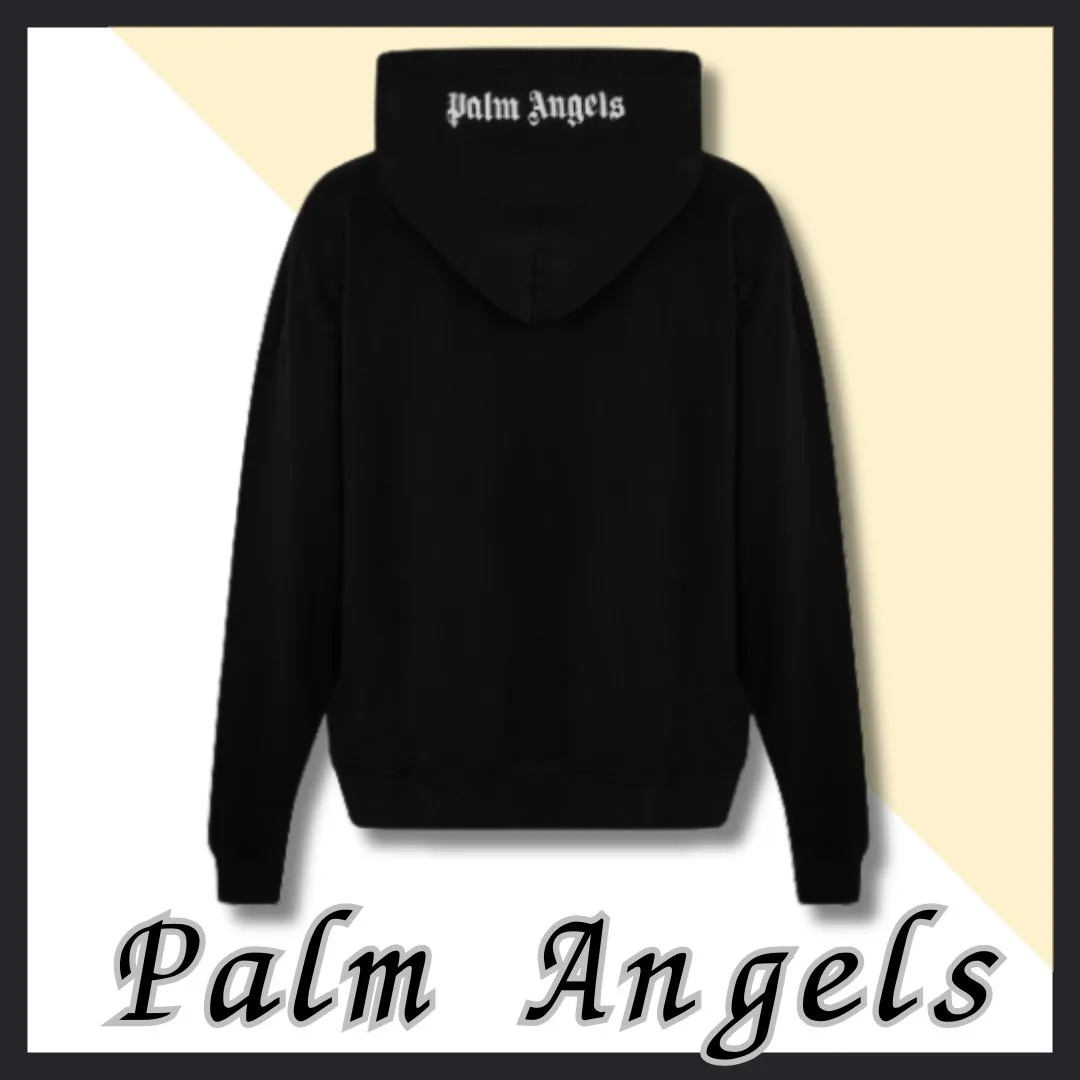 Palm Angels long sleeves cotton logo skater style