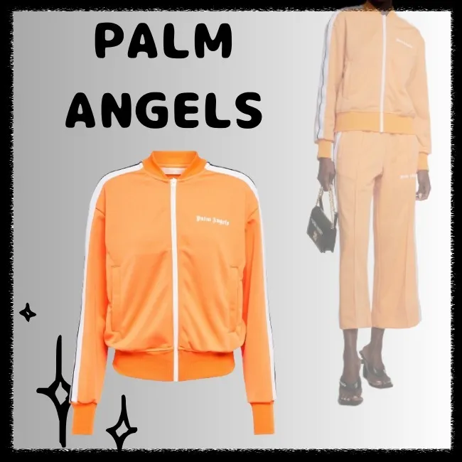 Palm Angels Striped Street Style Long Sleeved Shirt with Minimal Logo