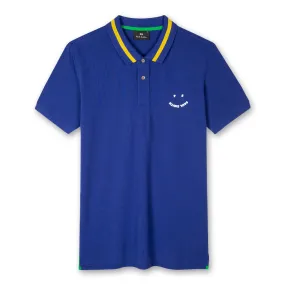 Paul Smith Blue Slim Fit Polo Shirt