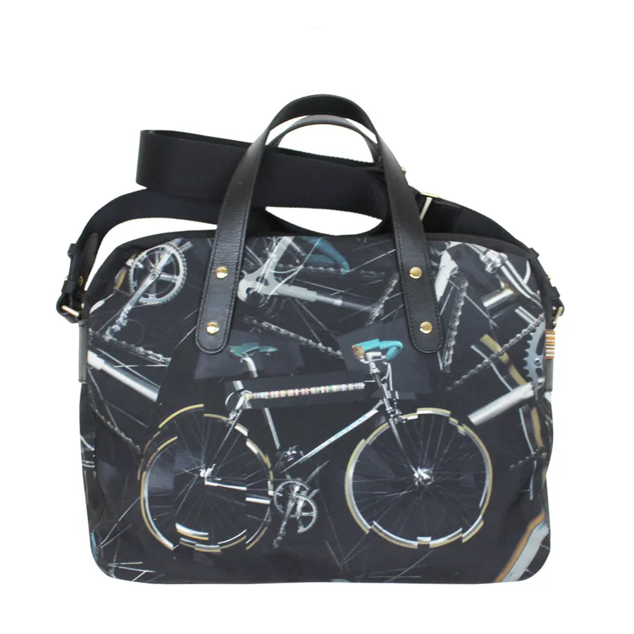 Paul Smith 'Paul's Bike' Canvas Print Folio Bag