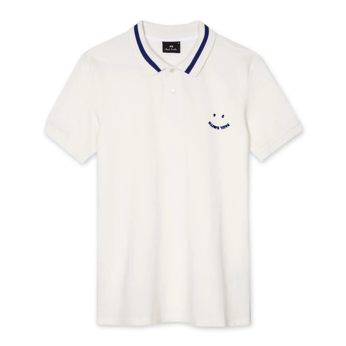 Paul Smith - Slim Fit Polo Shirt in Off White - Happy Design