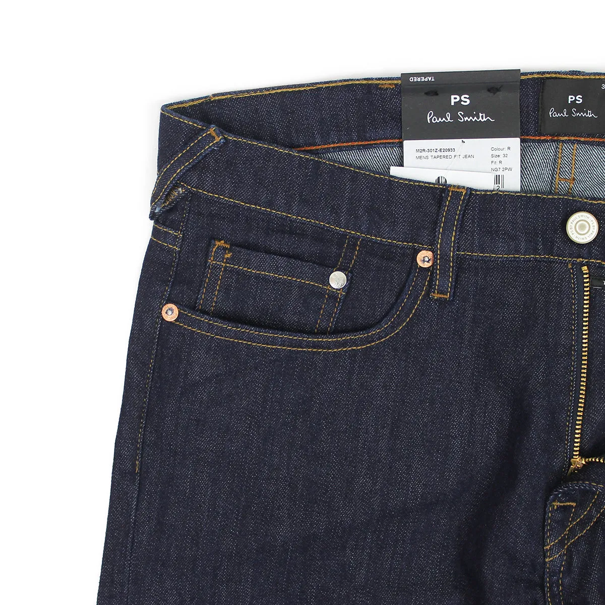 Paul Smith Tapered Fit Jeans Dry Indigo - Buy Now