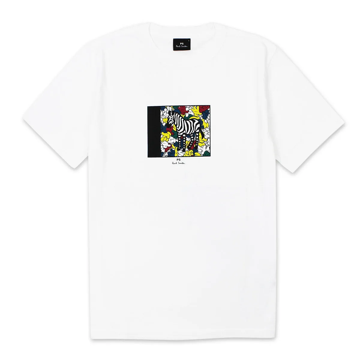 Paul Smith Zebra Hands Print T-Shirt White