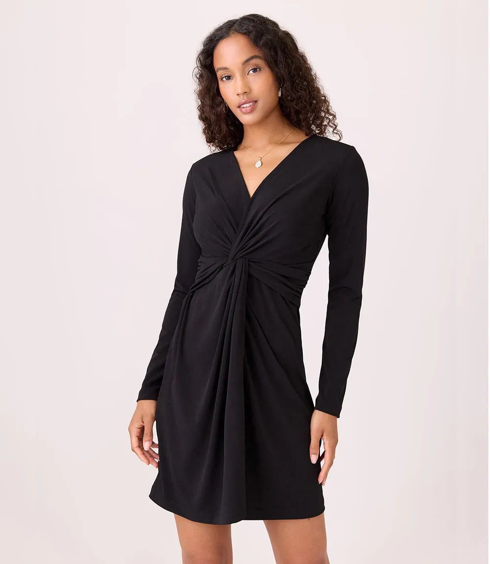 Petite Twist-Front Travel Dress