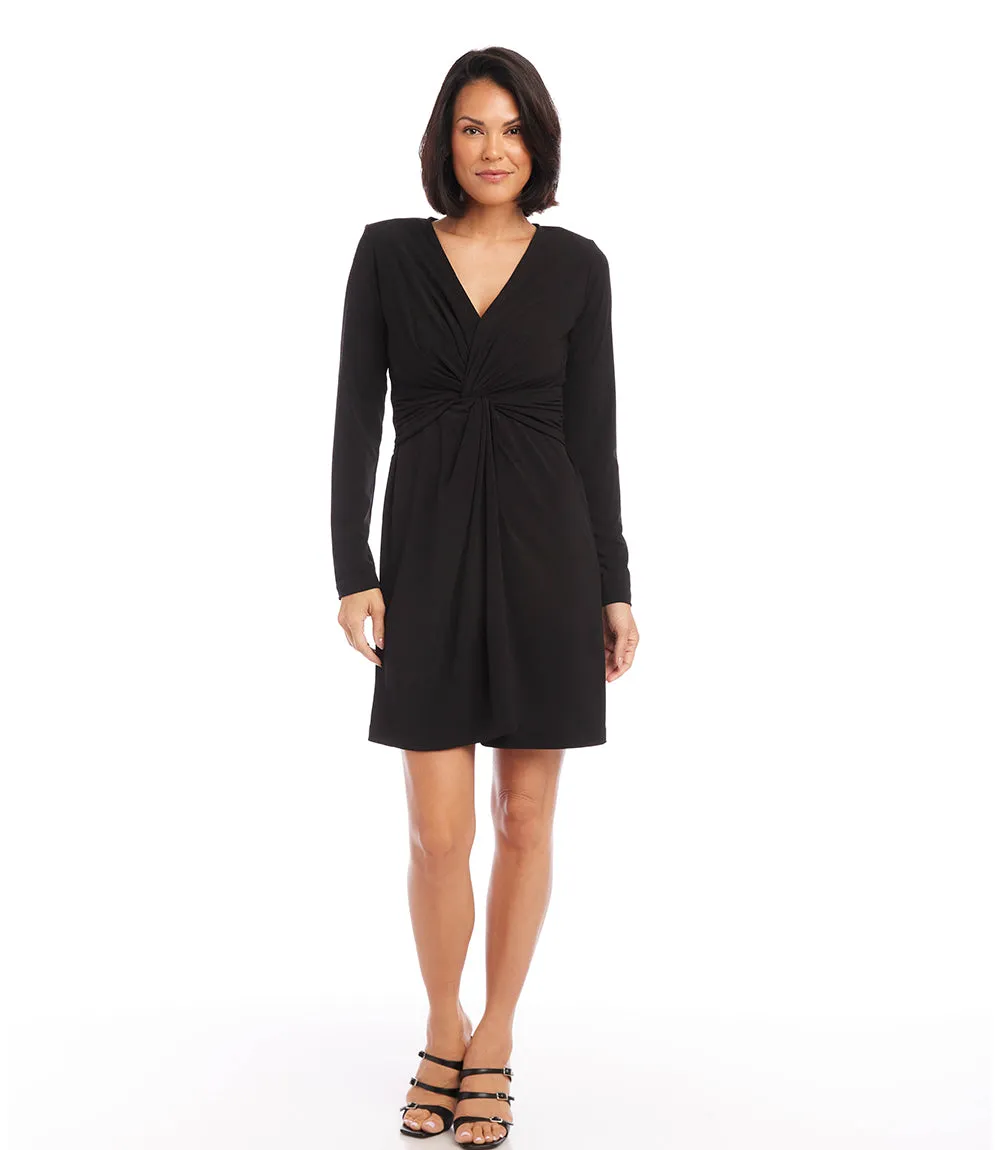 Petite Twist-Front Travel Dress