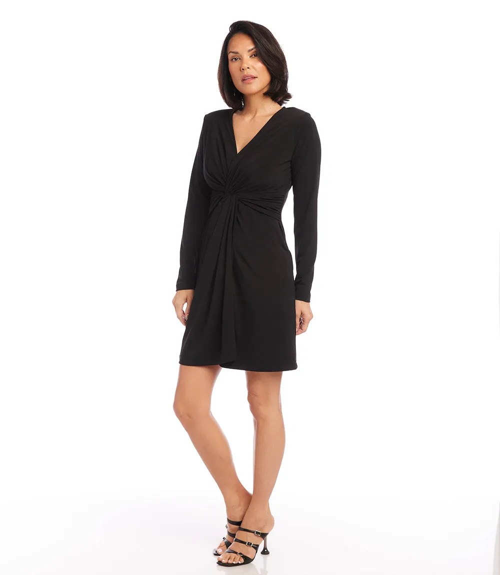 Petite Twist-Front Travel Dress