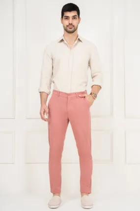 Pink Chino Pants Slim Fit Stretch - Top Search Result