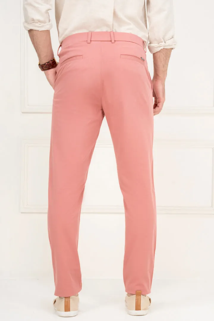 Pink Chino Pants Slim Fit Stretch - Top Search Result