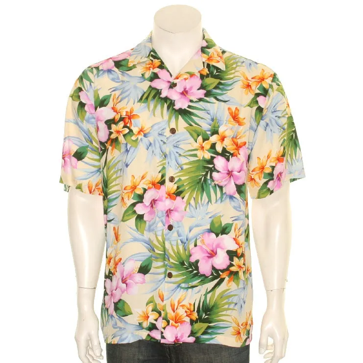 Pink Hawaiian Hibiscus Shirt