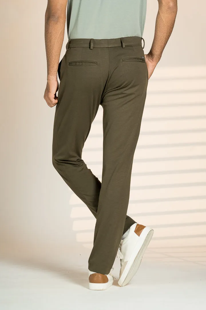 Power-Stretch Pants Olive Martini