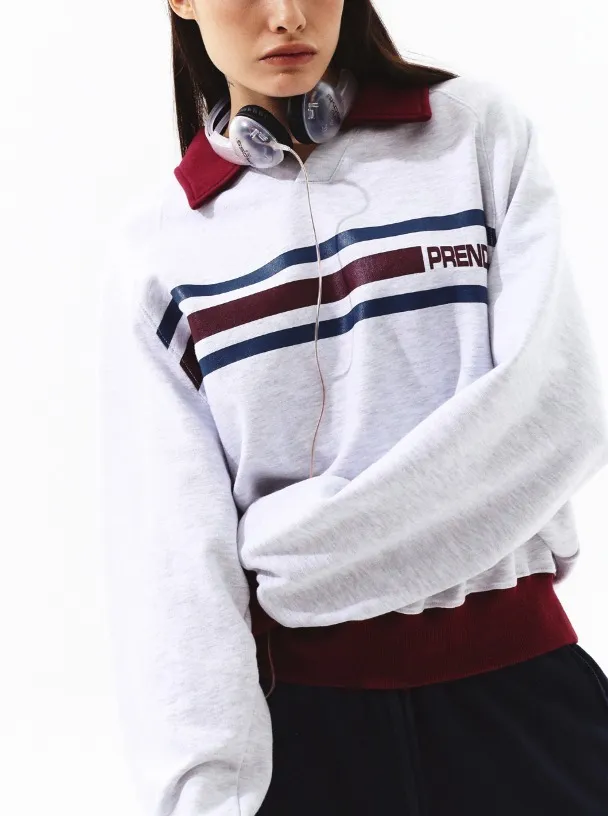 Prenda Plant Long Sleeves Cotton Logo Hoodies Sweatshirts