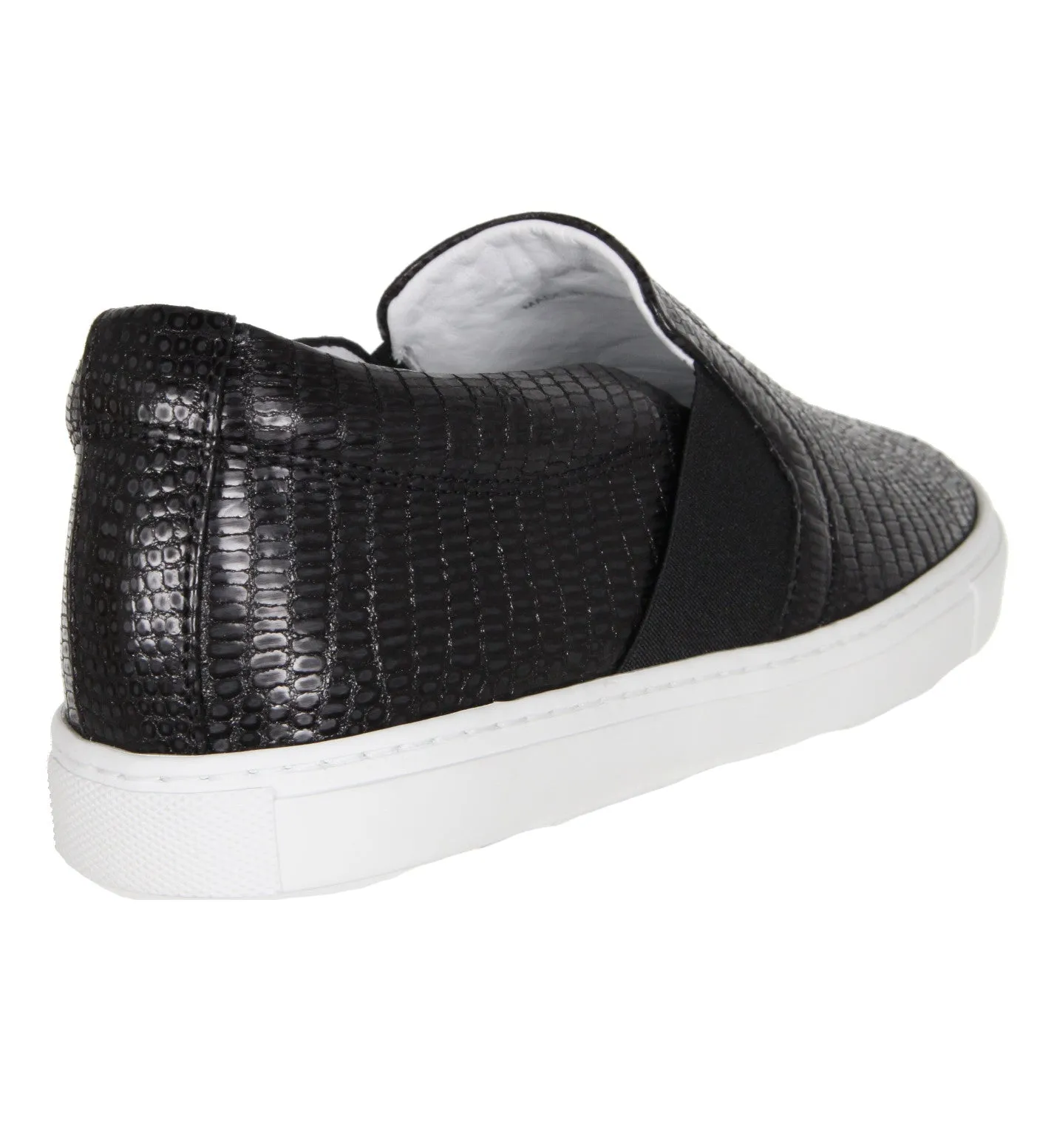 Pull-On Skate Sneakers, Embossed Tejus.