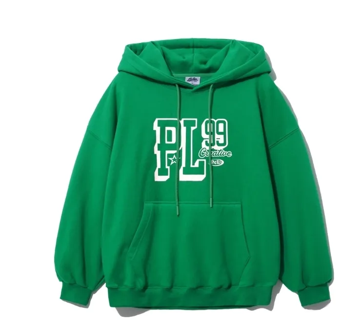 PUNCHLINE Unisex Street Style Cotton Logo Hoodies