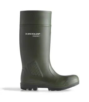 Purofort professional safety c462933 boxed wellington / mens boots green Dunlop