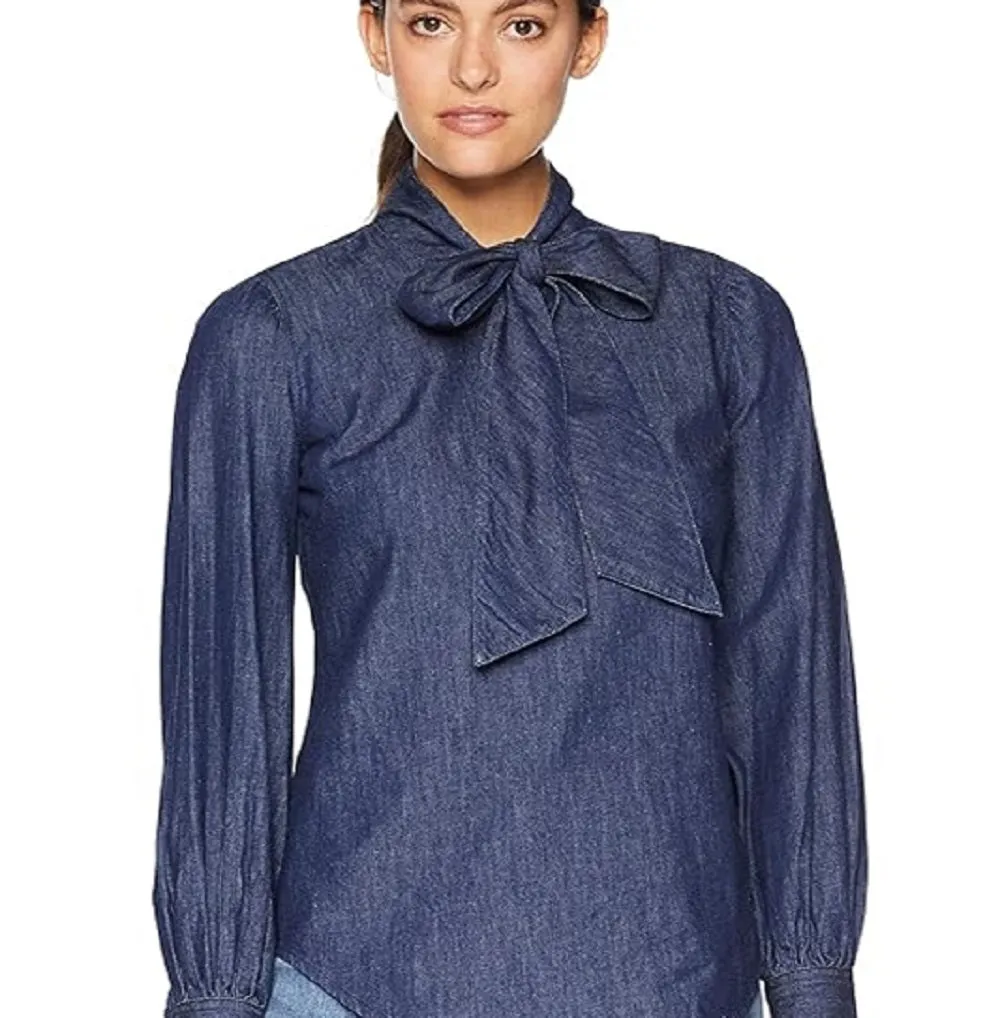 Ralph Lauren Denim Shirt for Women, Blue, Size X-Large.