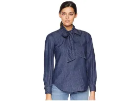 Ralph Lauren Denim Shirt for Women, Blue, Size X-Large.