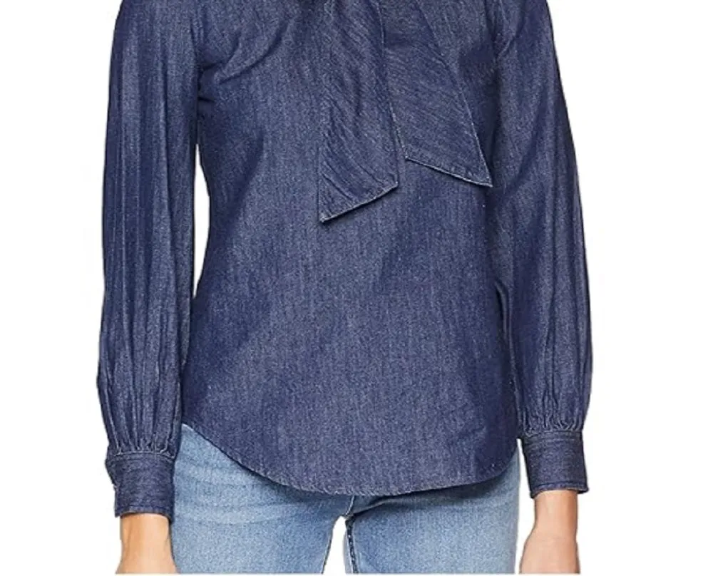 Ralph Lauren Denim Shirt for Women, Blue, Size X-Large.