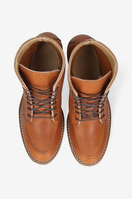 Red Wing leather ankle boots women's brown color