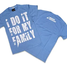 Retro Label Family Shirt Retro 9 Powder Blue