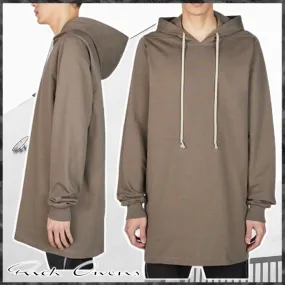 Rick Owens Hoodies, Long Sleeve Cotton Designers Hoodies