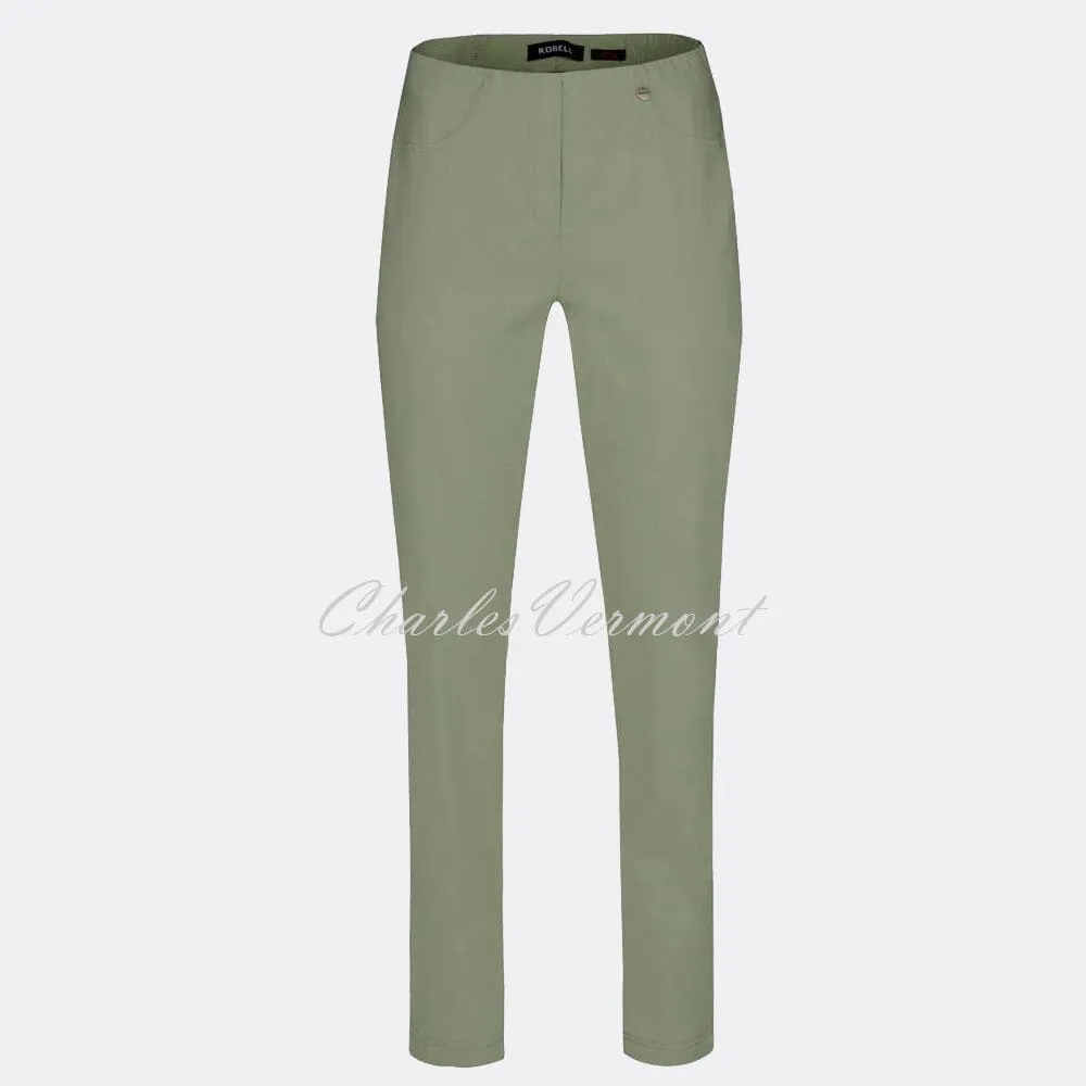 Robell Bella Full Length Trousers - Ivy Green, Model 51559-5499-881, Best Price