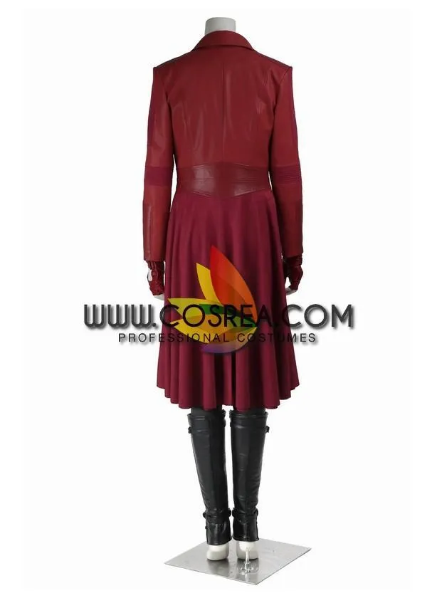 Scarlet Witch Civil War Dark Red Costume