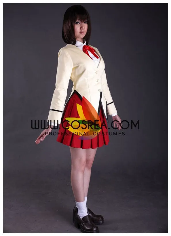 School Rumble Yagami Academy Winter Cosplay Costume for Females