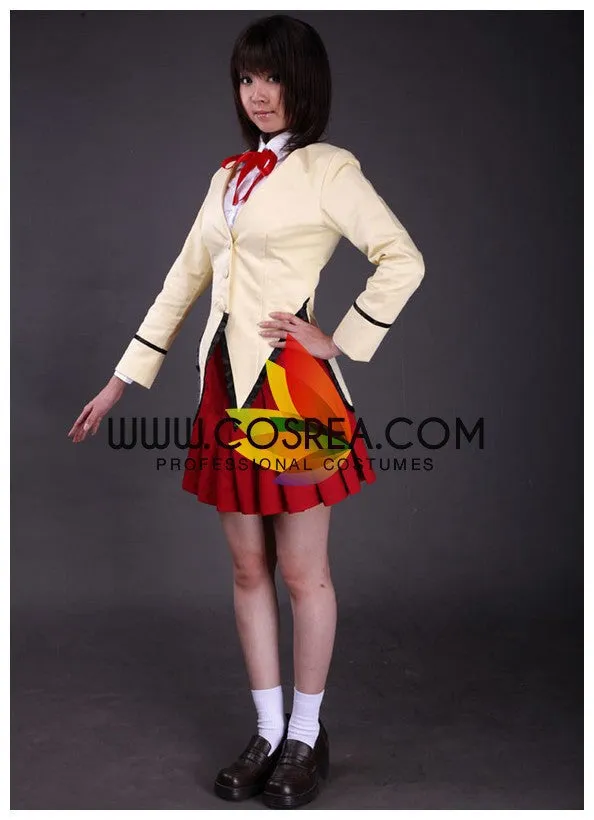 School Rumble Yagami Academy Winter Cosplay Costume for Females