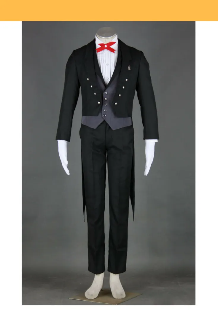 Sebastian cosplay costume, Black Butler Kuroshitsuji Season 2