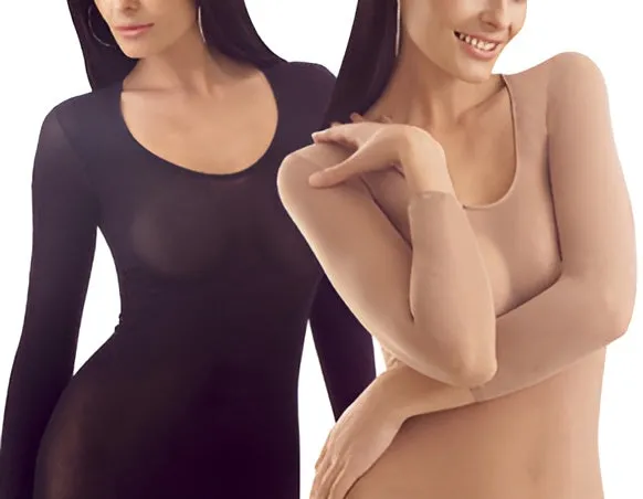 Semi-Transparent Shirts made from Nylon Pantyhose Fabric