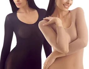 Semi-Transparent Shirts made from Nylon Pantyhose Fabric