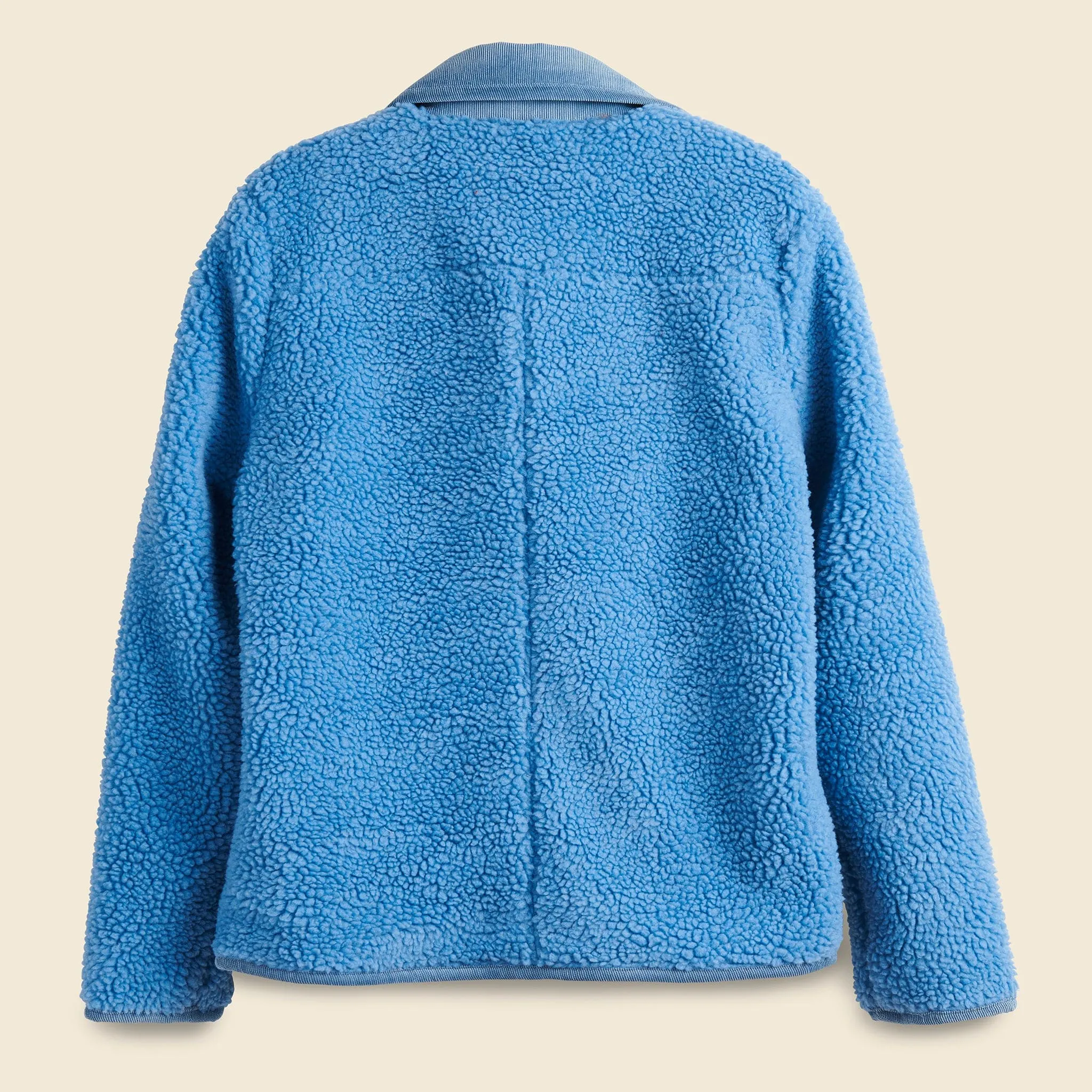 Sherpa Fleece Jacket - Powder Blue