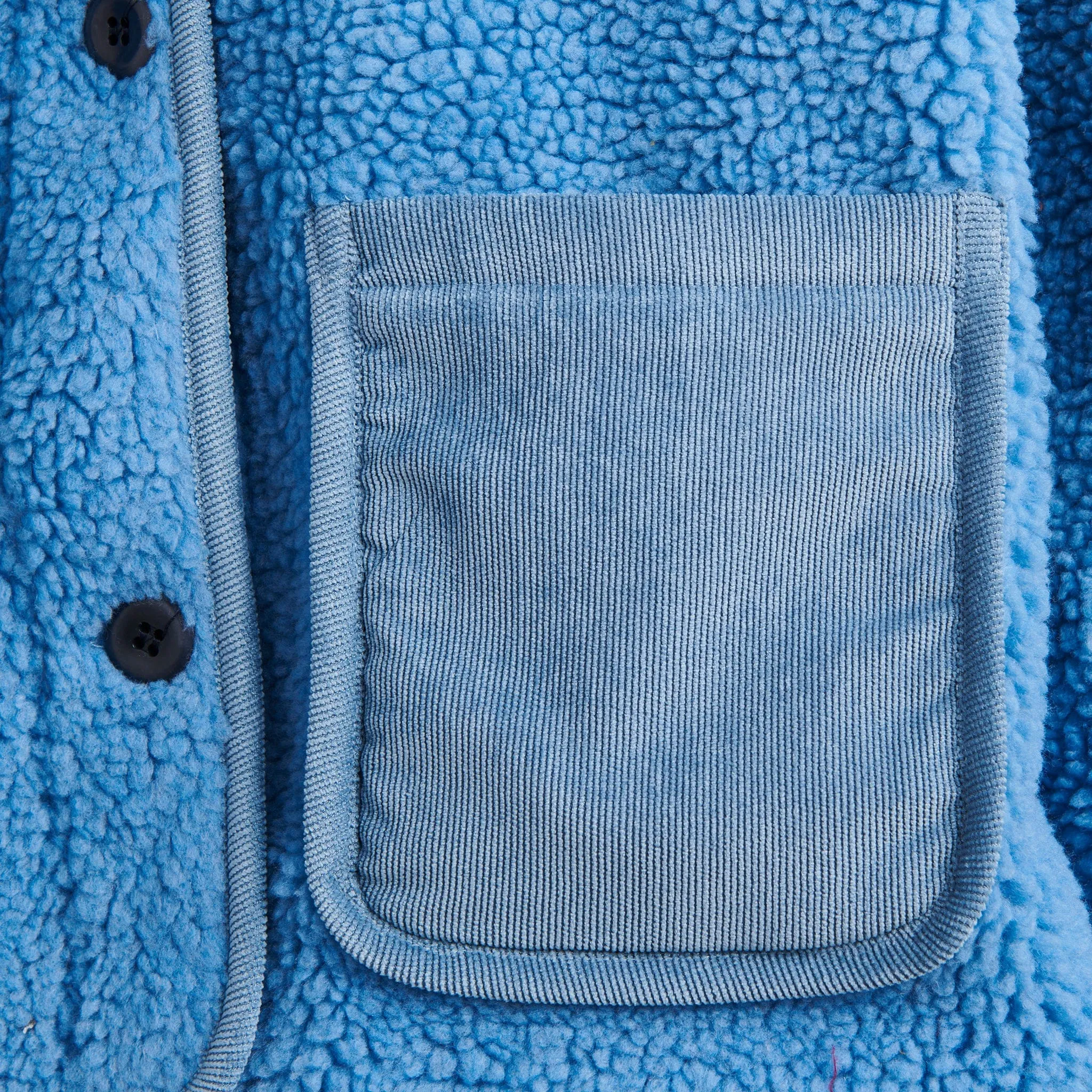 Sherpa Fleece Jacket - Powder Blue