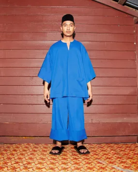 Short Malay Traditional Clothing (Blue)