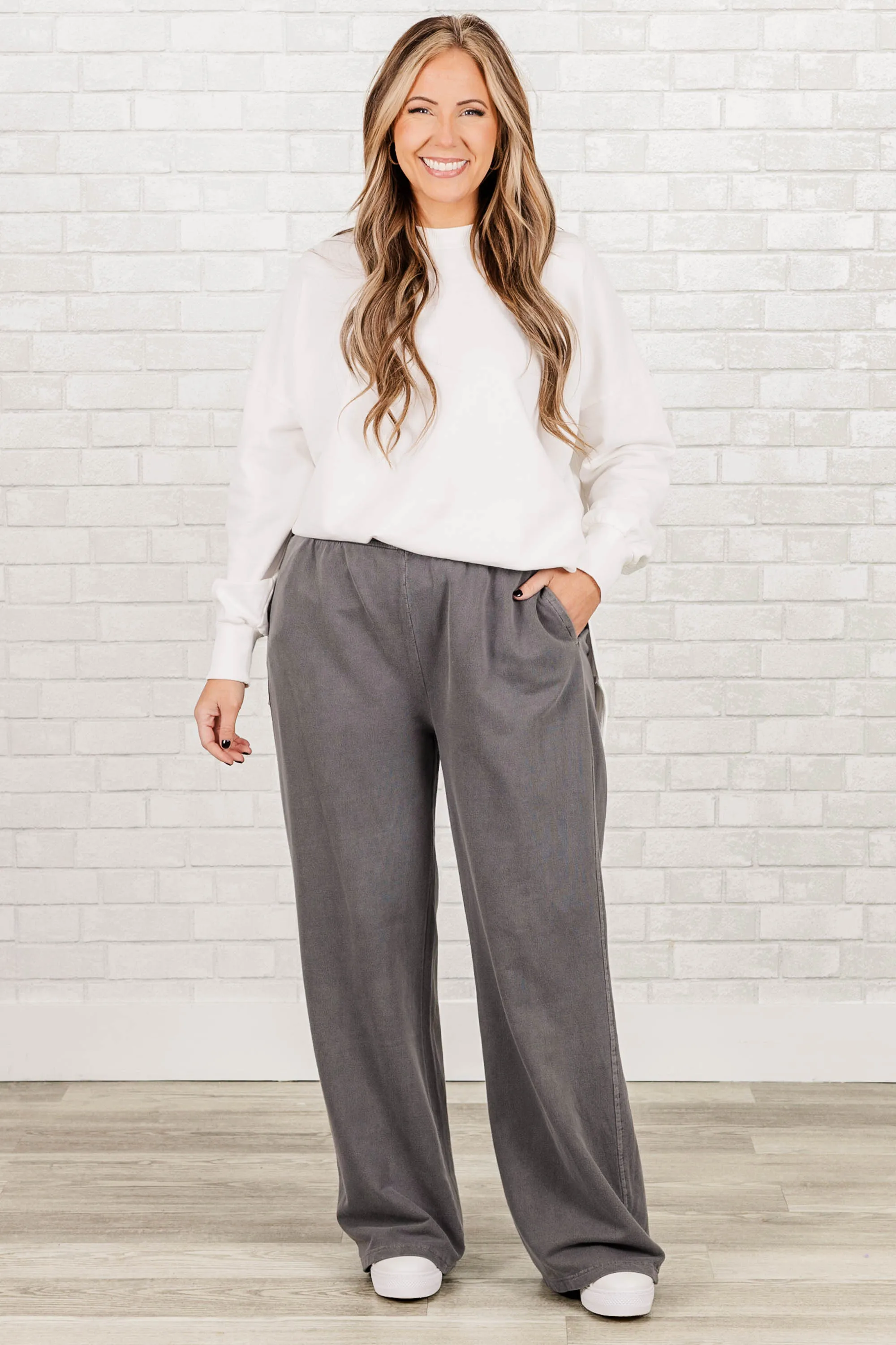 Simple Charcoal Pants