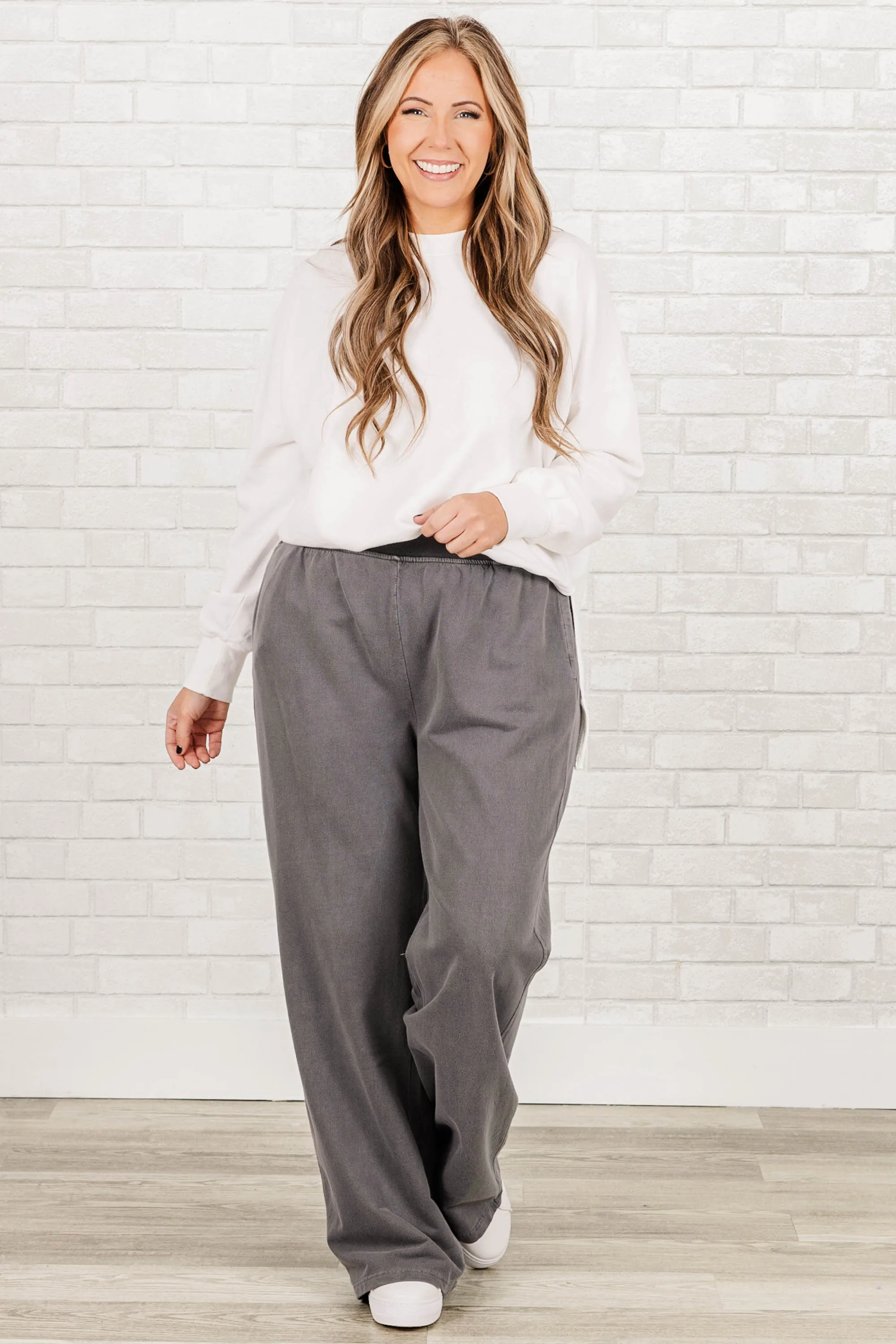 Simple Charcoal Pants