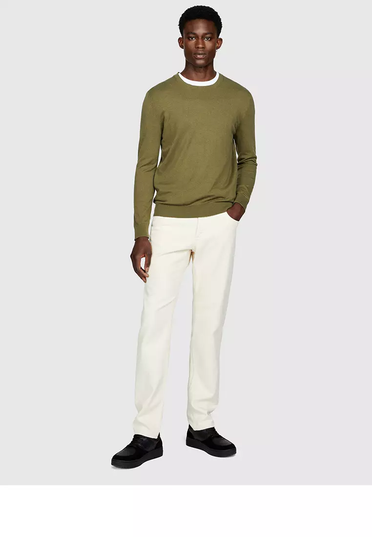 Sisley Solid Colored Sweater