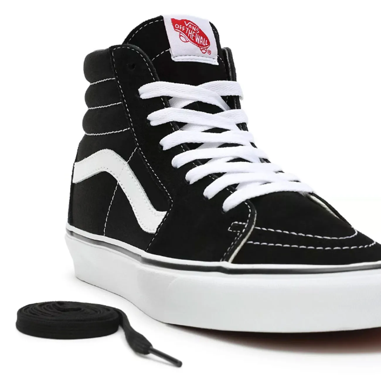 SK8-HI Shoes Unisex Black White