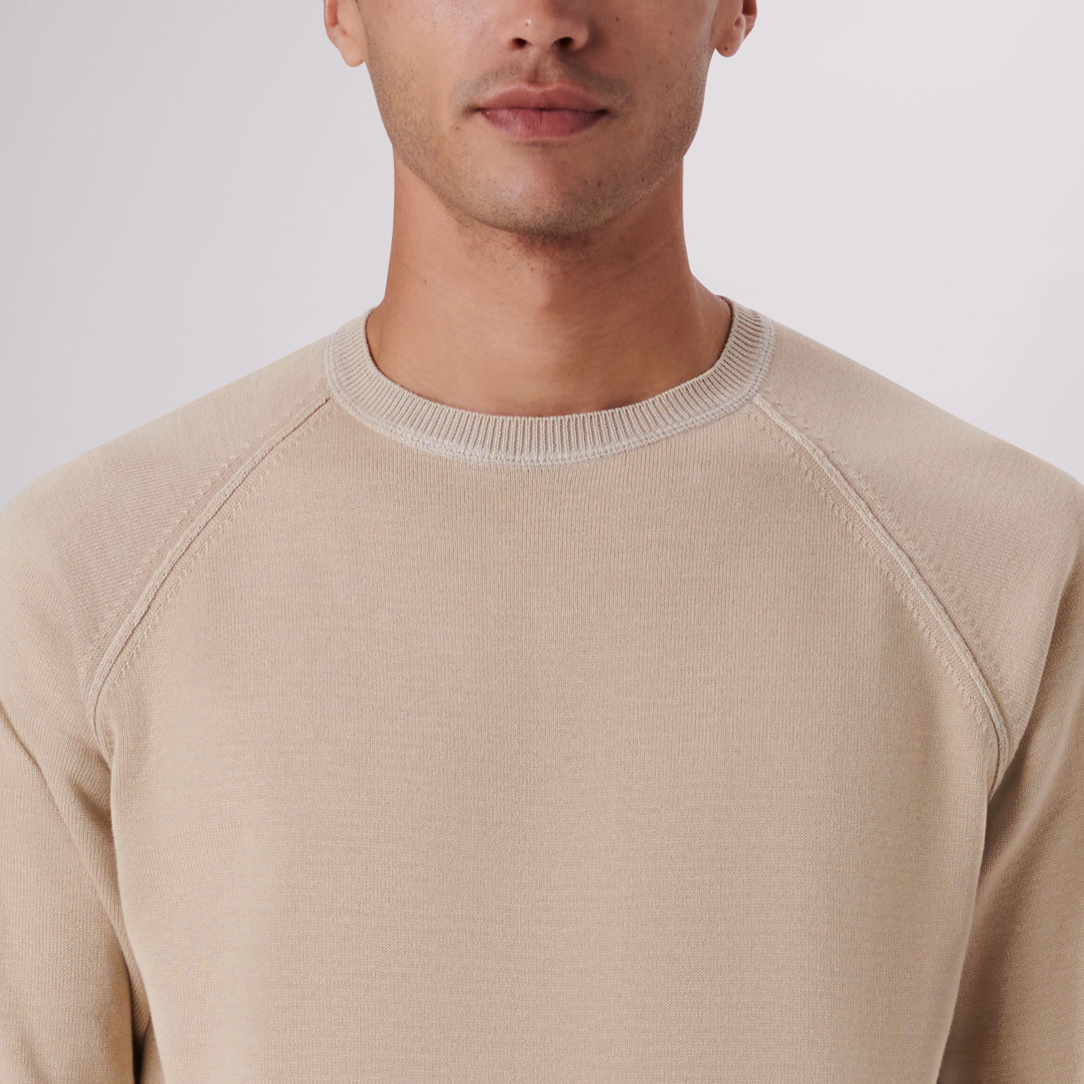 Solid Crew Neck Sweater