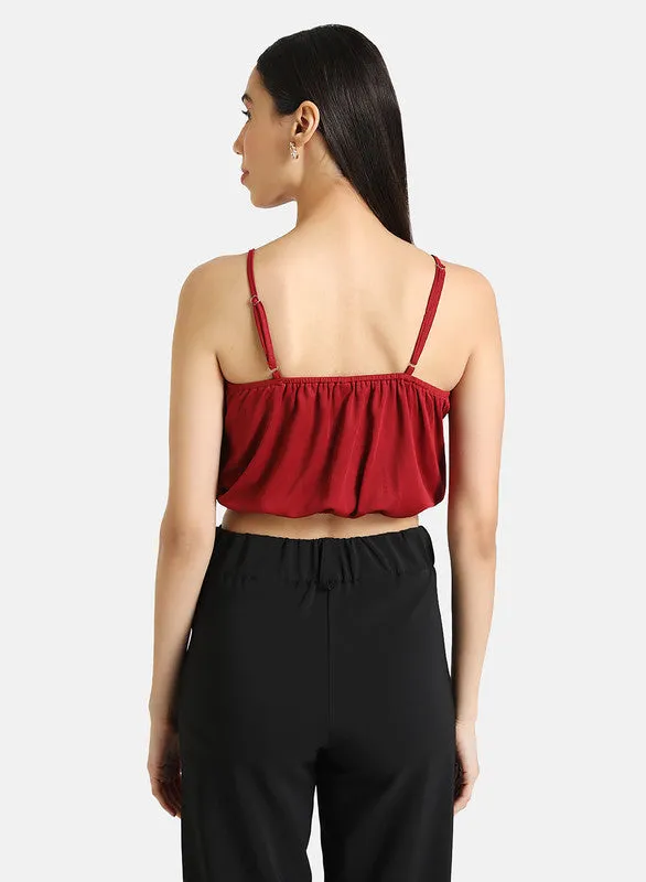 Spaghetti Strap Cropped Cami