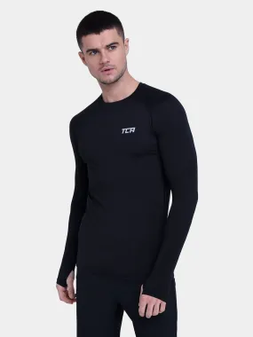 Stamina Running Top for Men with Thumbholes & Zip Pocket